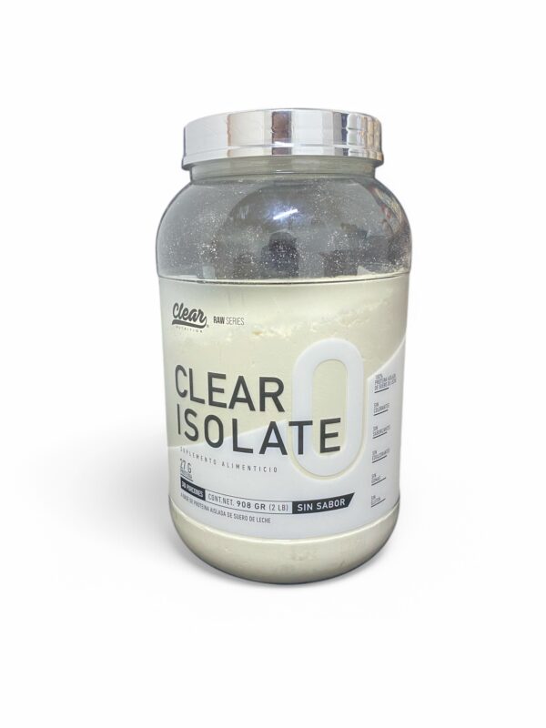 Clear Isolate Sin Sabor 908g
